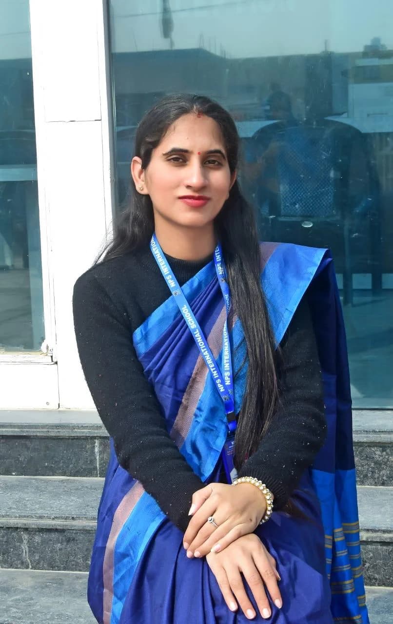 A teacher at NPS International School, Prime City 3 Campus, Greater Noida West