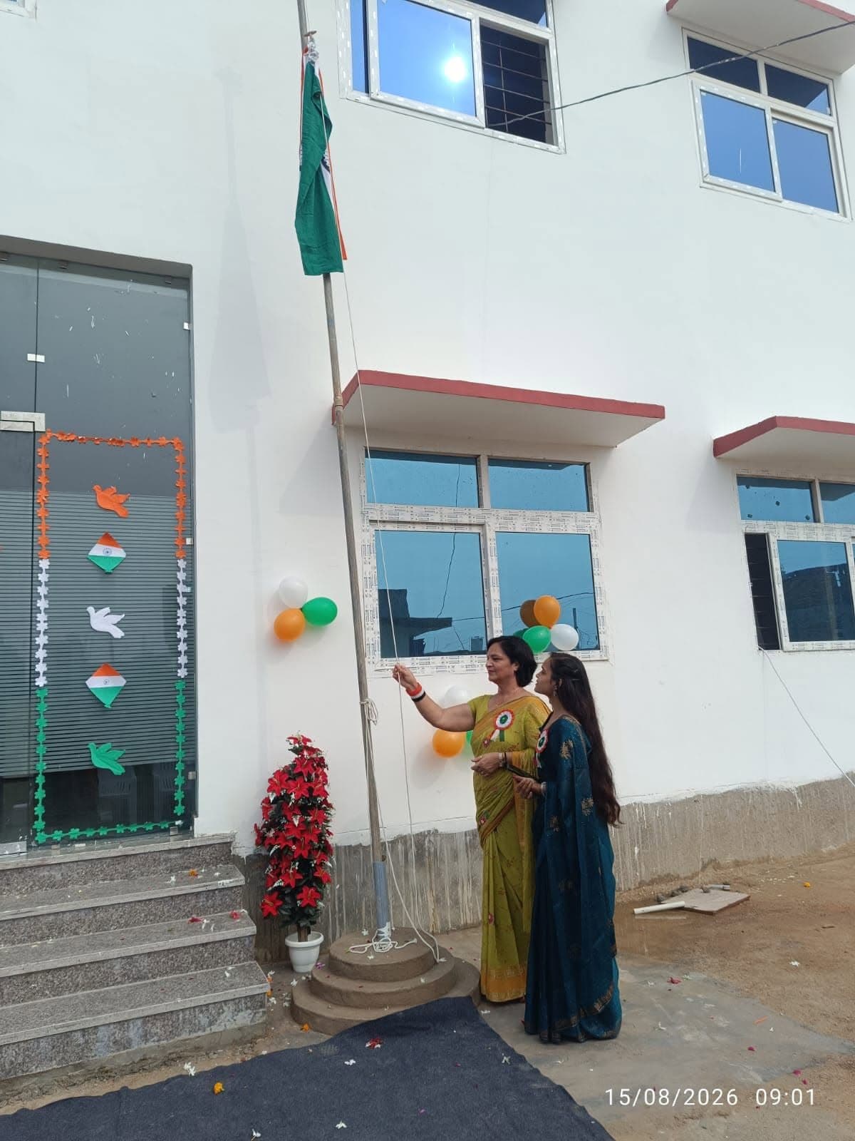 A campus gathering at NPS International School, Prime City 3 Campus